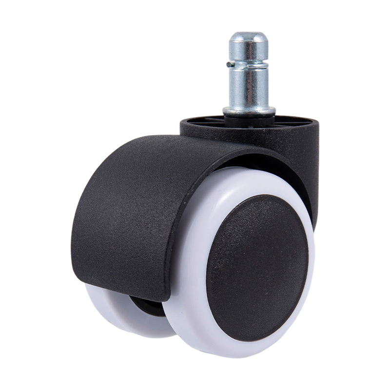 50/38 Black-White Pu Wheel Universal Accessories لكراسي المكتب 50/38 Black-White Pu Wheel Universal Accessories لكراسي المكتب